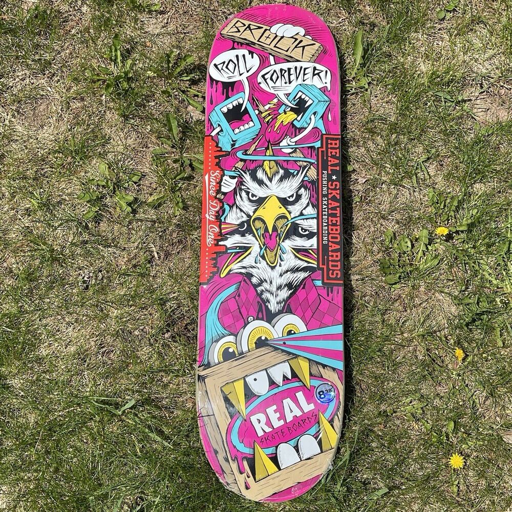 Real Skateboards X Greg Mike Skate Deck - NEW SEALED 8.38”